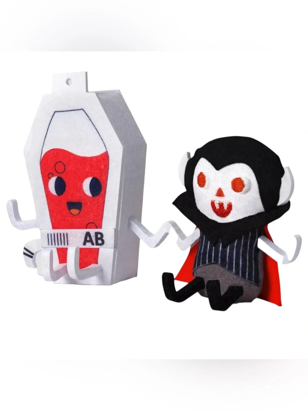 Target Halloween Hyde & Eek! Dracula & Blood Duo Felt Figures Halloween 2024